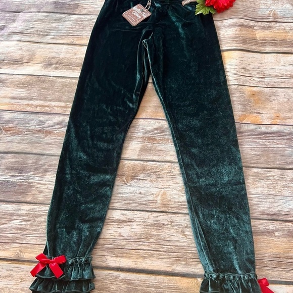 🍎NWT MATILDA JANE TINSEL RUFFLE LEGGINS - Picture 1 of 10